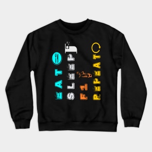 Eat Sleep F1 Repeat Crewneck Sweatshirt